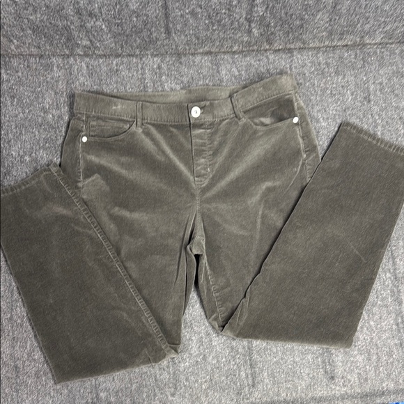 J. Jill Pants - J. Jill Green  Corduroy Pants with Soft Texture
